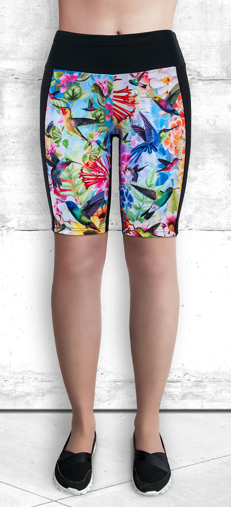 Training Shorts - Humming Birds and Flowers (TS-3023)