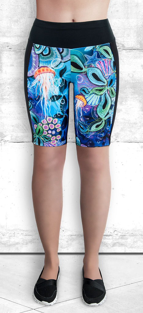 9" Shorts with Ocean Dream Print